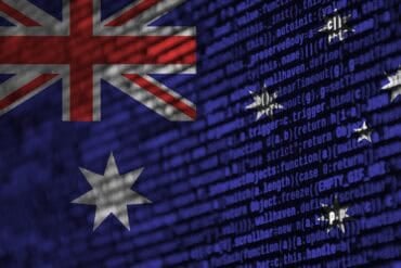 Australia flag on code showin OpenAI agents hack government website