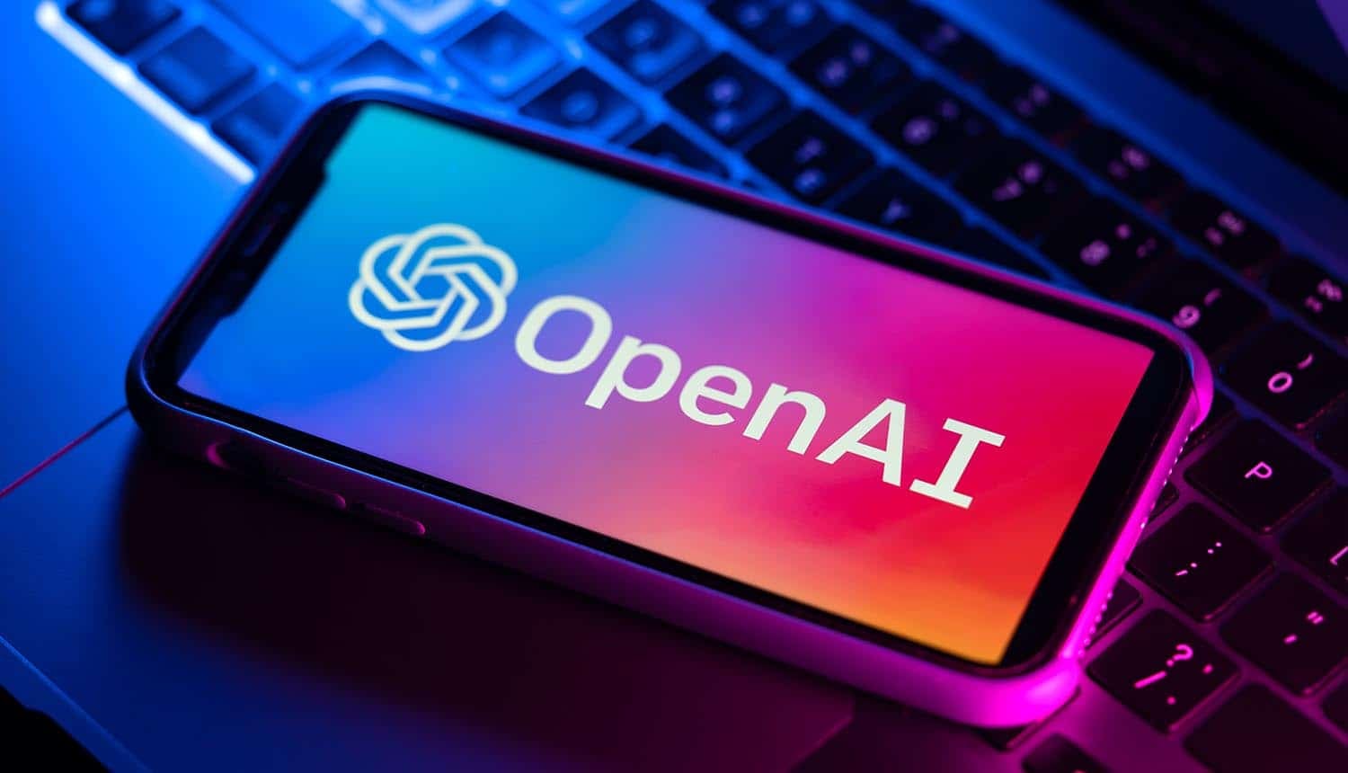 OpenAI logo on screen showing AI models going rogue