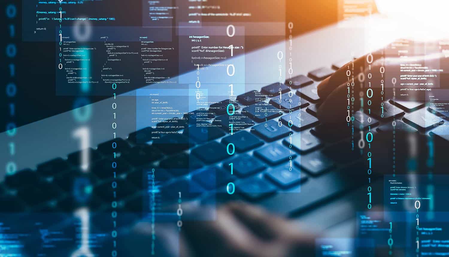 Developer working on keyboard showing AI coding agents data leak