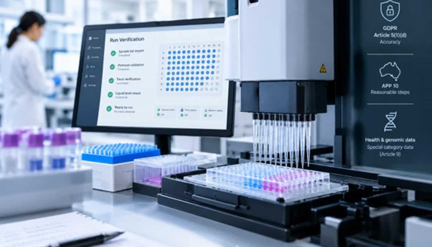 Data Accuracy Starts Before the Database: What Liquid Handling Instruments Mean for Privacy Compliance
